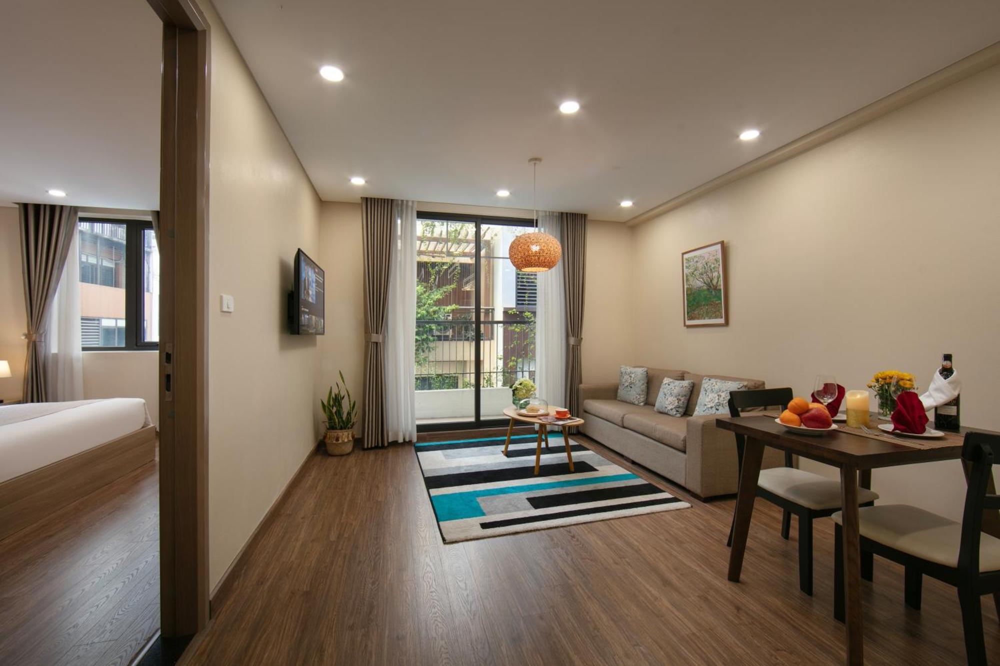 Hb Serviced Apartment - Lac Long Quan Hanoj Exteriér fotografie