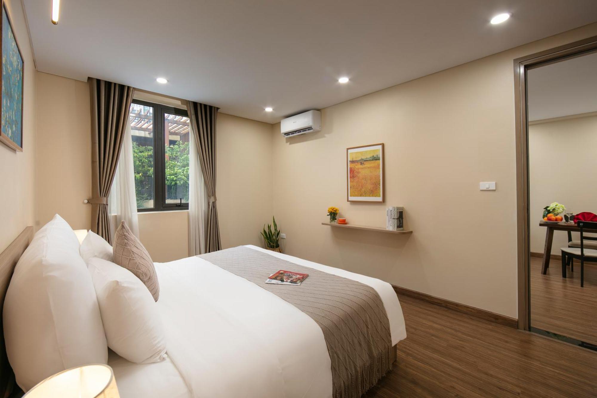 Hb Serviced Apartment - Lac Long Quan Hanoj Exteriér fotografie
