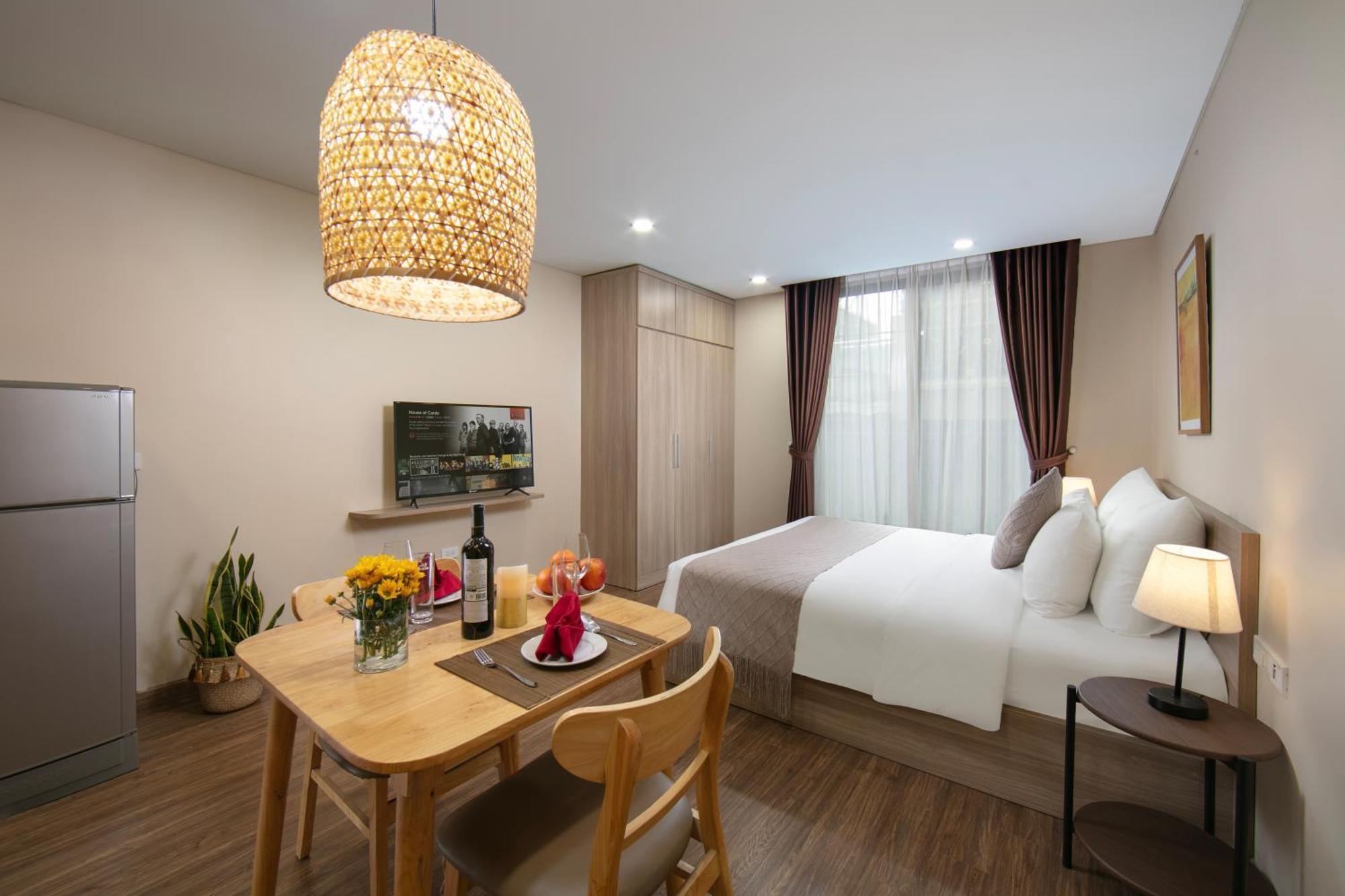 Hb Serviced Apartment - Lac Long Quan Hanoj Exteriér fotografie